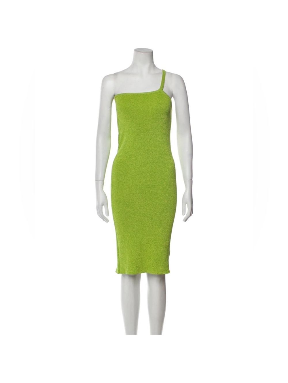 Solid & Striped One-Shoulder Knit Bodycon Dress